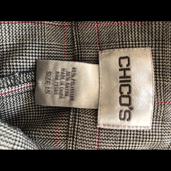 Chico’s Plaid Pants - Picture 3 of 3